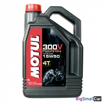 Масло моторное MOTUL 4T 300V FACTORY LINE NEW 15W50 4L 104129 - купить Тихорецке