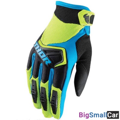 Перчатки THOR S8 Spectrum blk/greenl/blue M 3330-4646 - купить Тихорецке