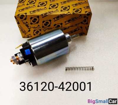 Втягивающее реле стартера Hyndai D4BF 3612042000 - купить Тихорецке