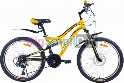 Дорожные велосипеды PIONEER FORSAGE 24/14 yellow-black-white - купить Тихорецке